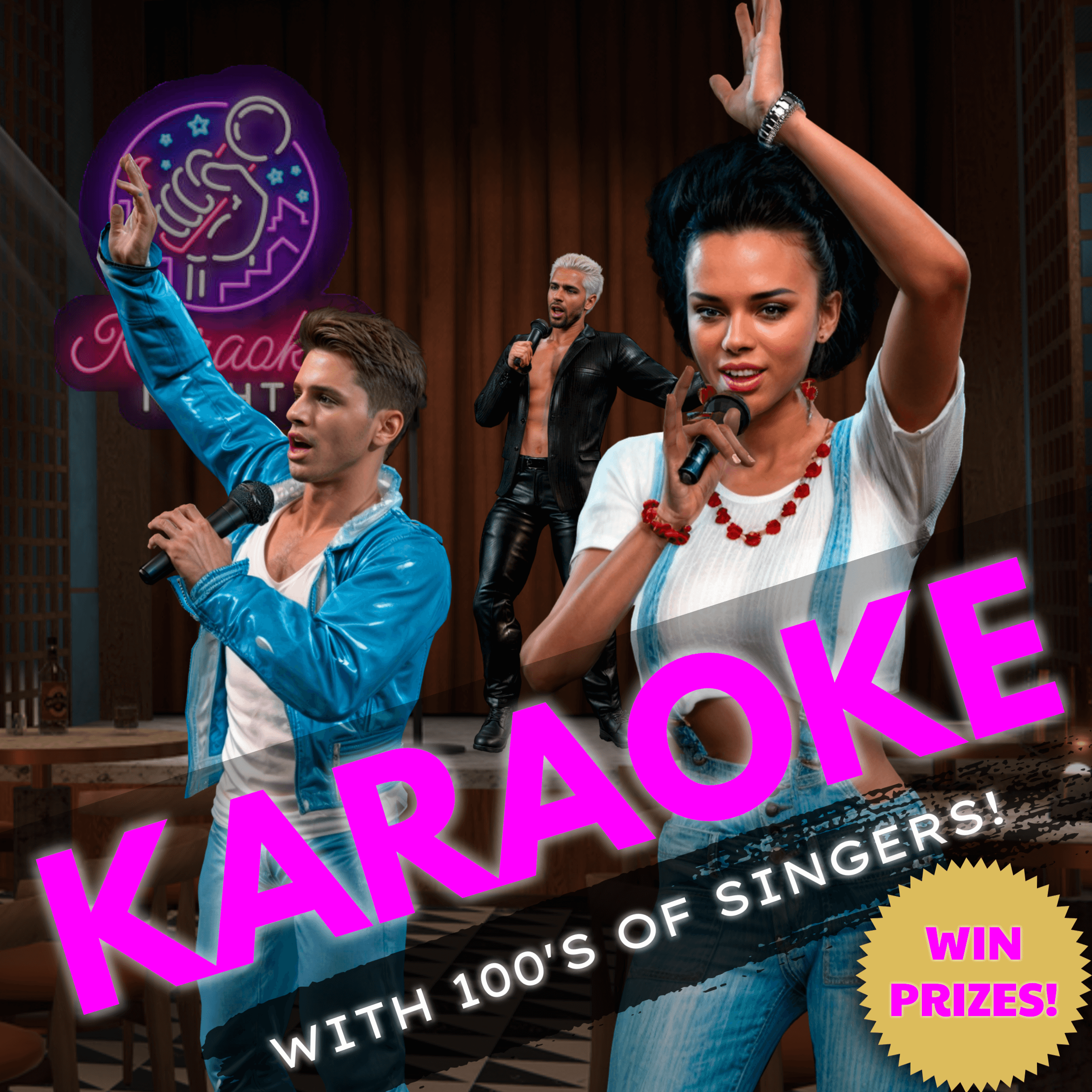 Karaoke Event Poster